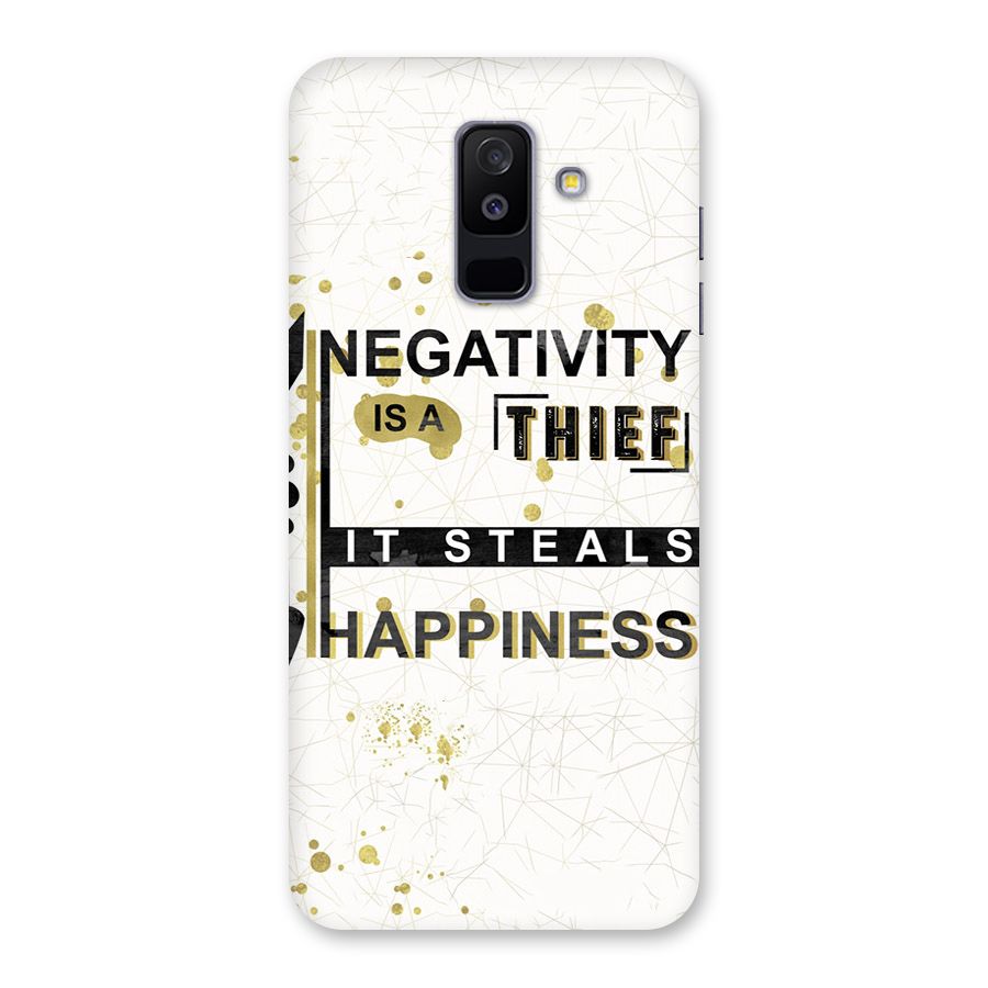 Negativity Thief Back Case for Galaxy A6 Plus