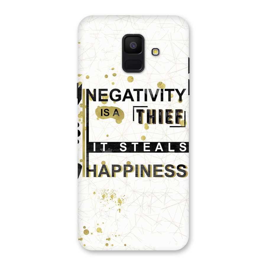 Negativity Thief Back Case for Galaxy A6 (2018)