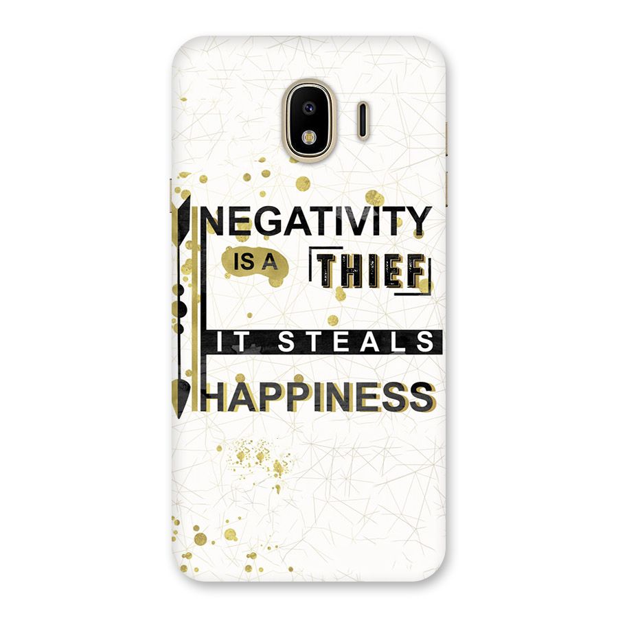 Negativity Thief Back Case for Galaxy J4