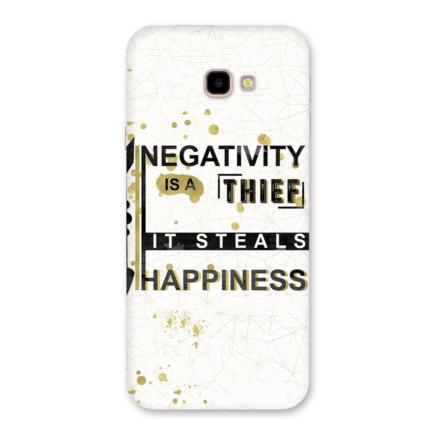 Negativity Thief Back Case for Galaxy J4 Plus