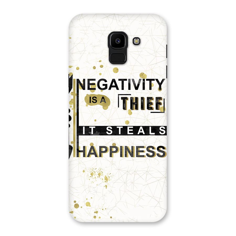 Negativity Thief Back Case for Galaxy J6