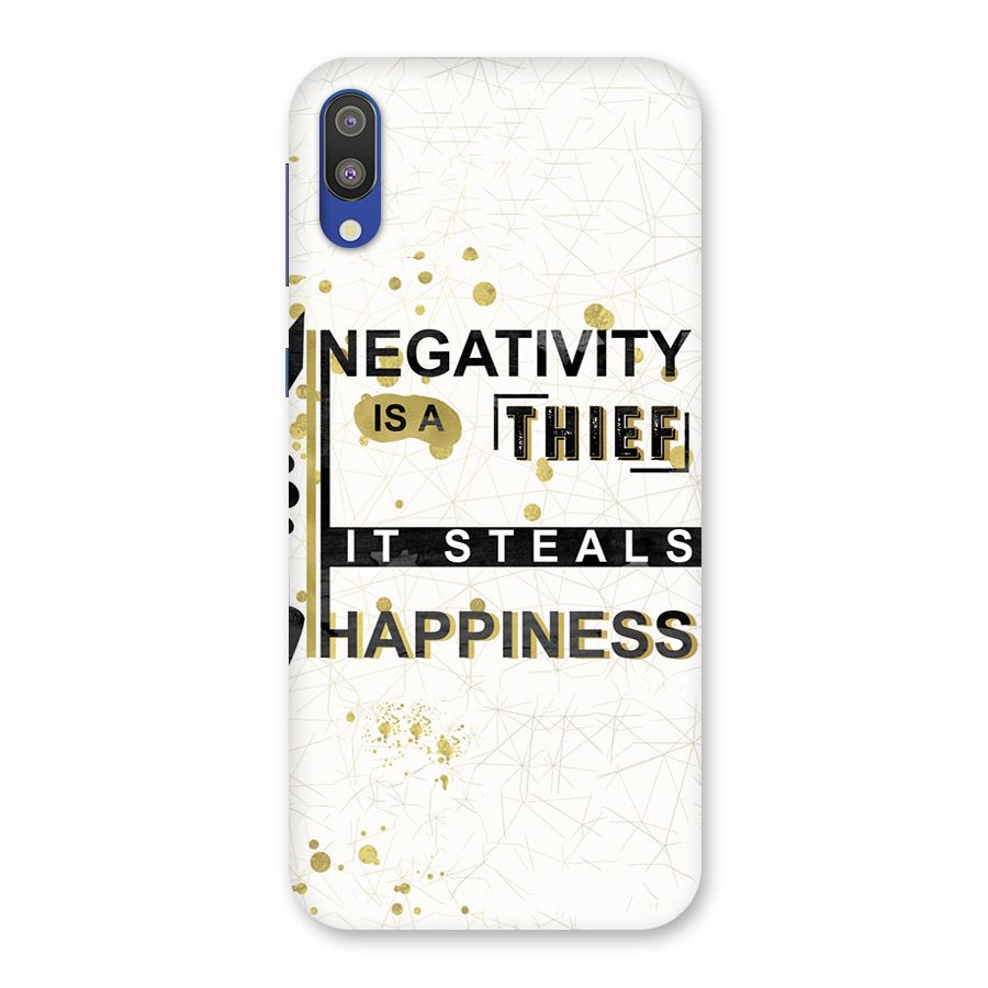 Negativity Thief Back Case for Galaxy M10