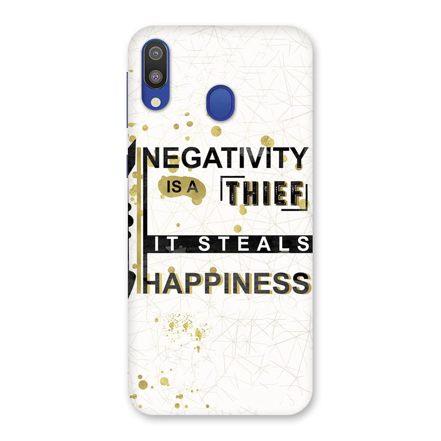 Negativity Thief Back Case for Galaxy M20