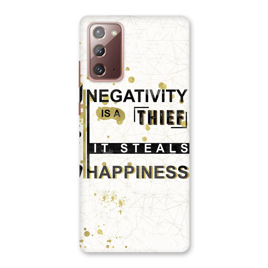 Negativity Thief Back Case for Galaxy Note 20