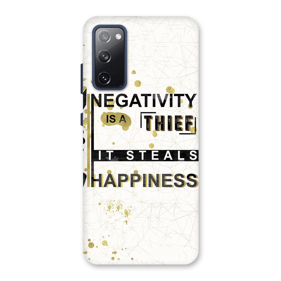 Negativity Thief Back Case for Galaxy S20 FE