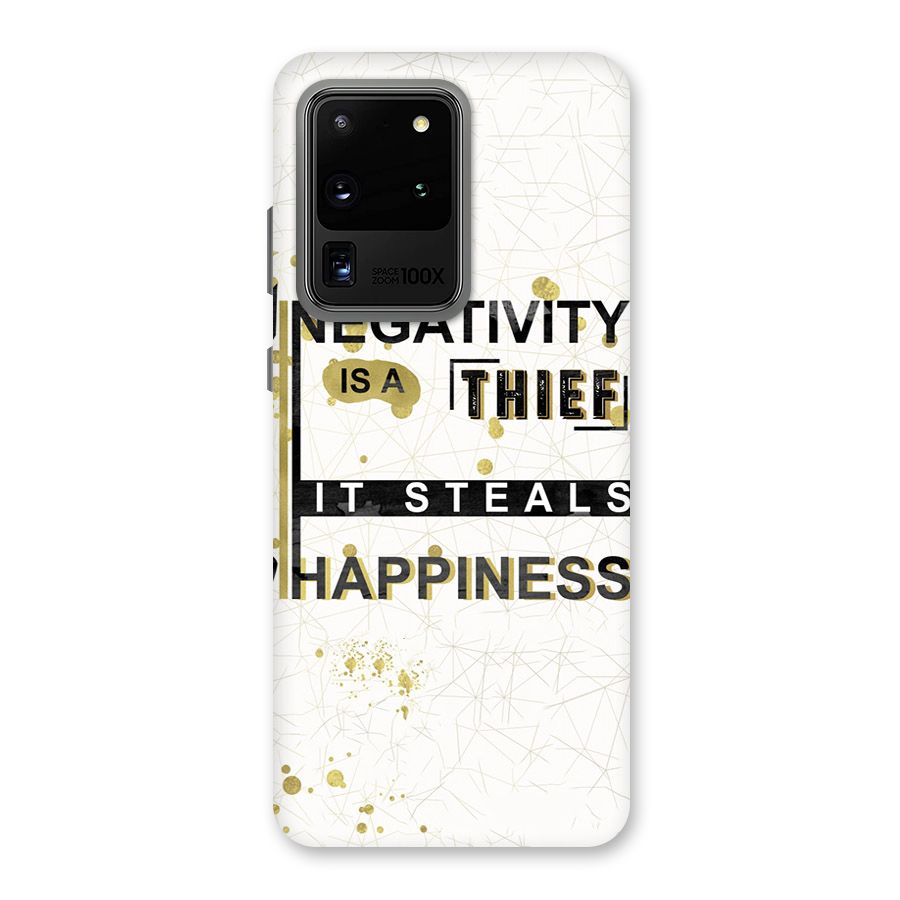 Negativity Thief Back Case for Galaxy S20 Ultra