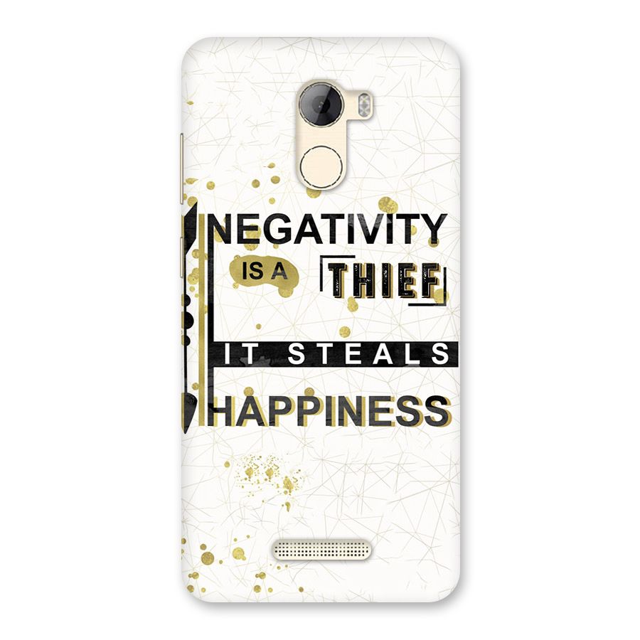 Negativity Thief Back Case for Gionee A1 LIte
