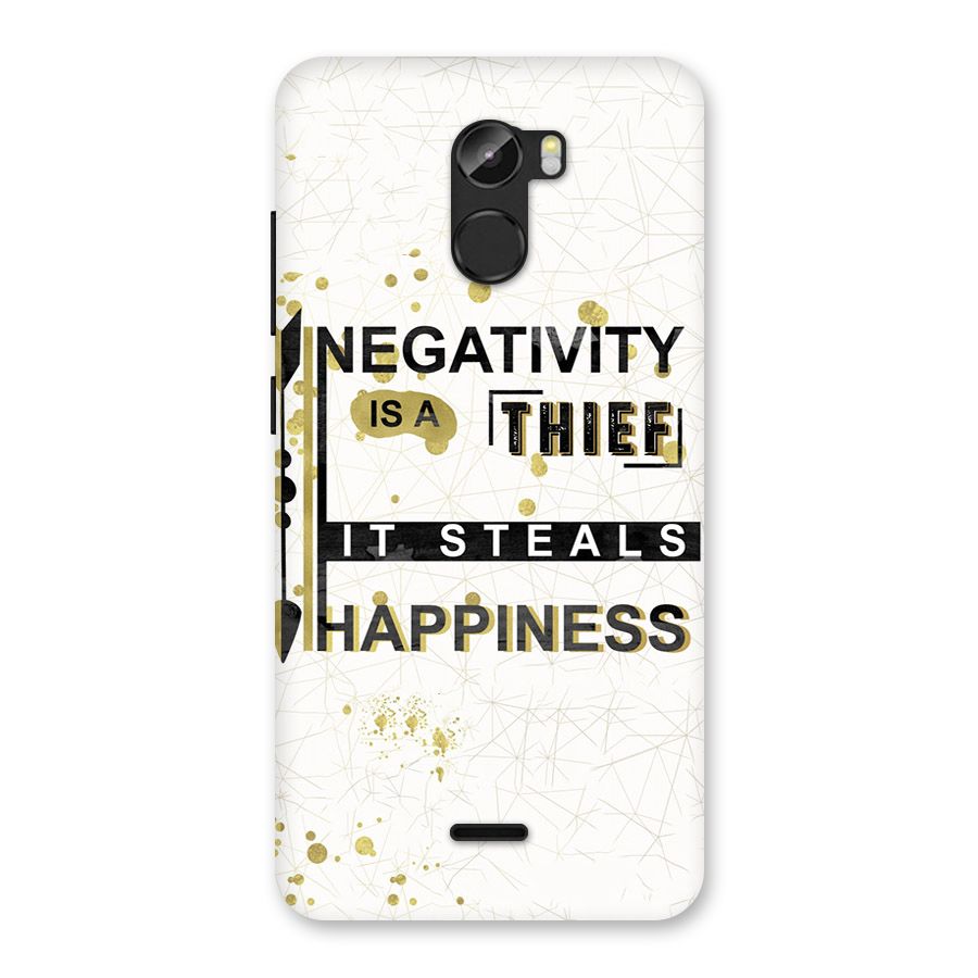 Negativity Thief Back Case for Gionee X1