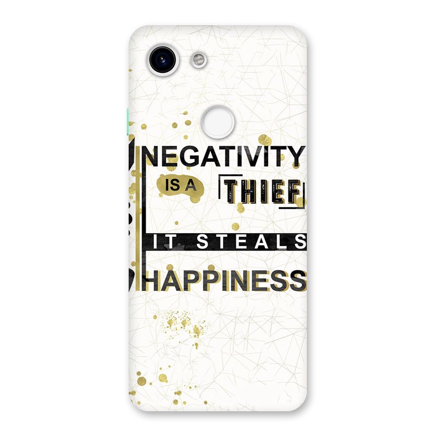 Negativity Thief Back Case for Google Pixel 3