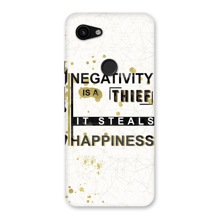 Negativity Thief Back Case for Google Pixel 3a