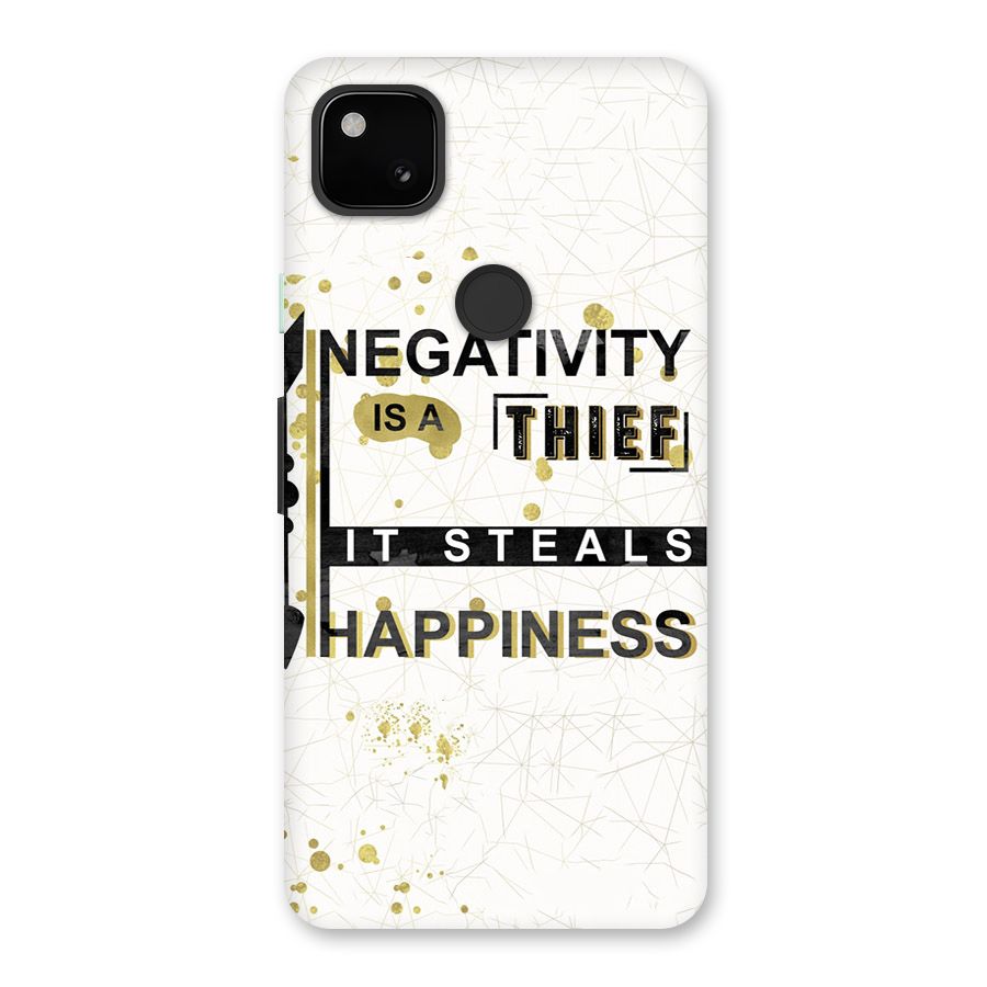 Negativity Thief Back Case for Google Pixel 4a