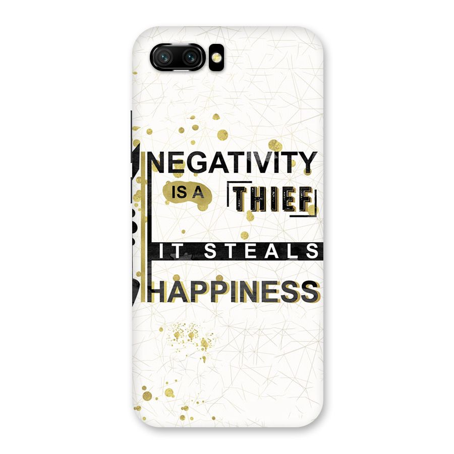 Negativity Thief Back Case for Honor 10