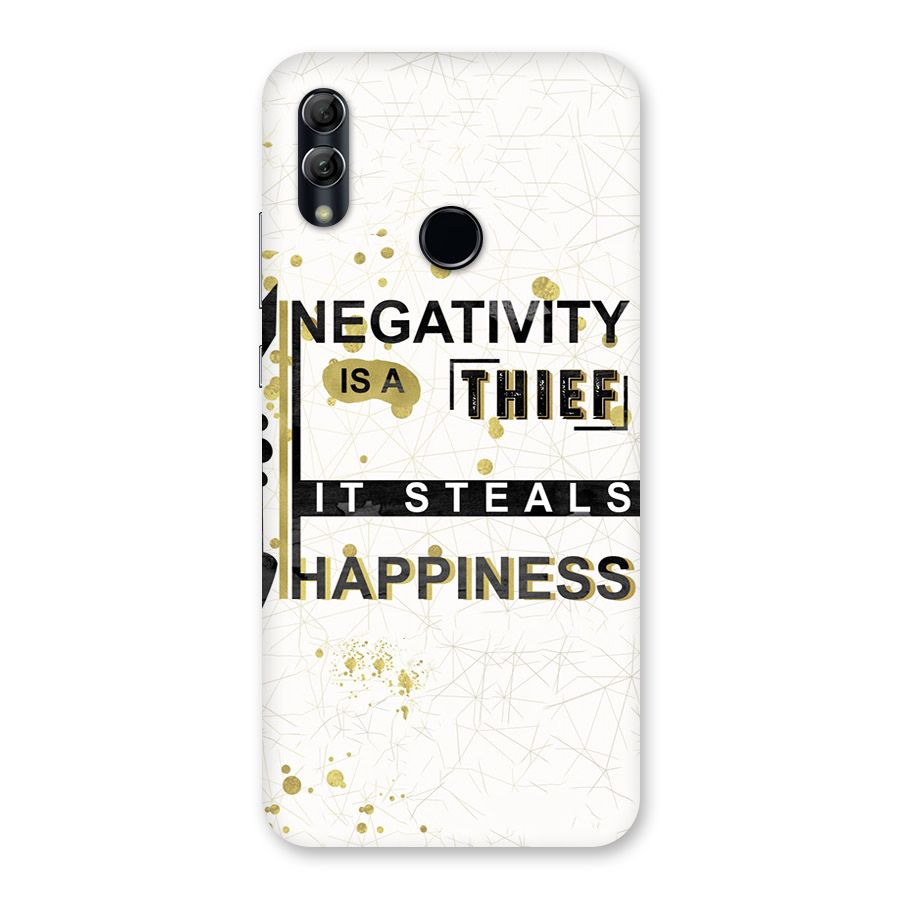 Negativity Thief Back Case for Honor 10 Lite