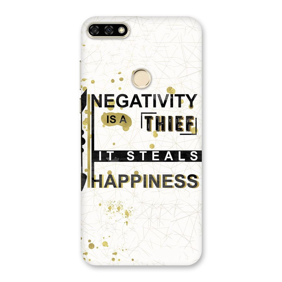 Negativity Thief Back Case for Honor 7A