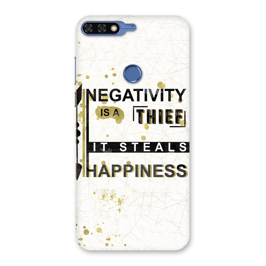Negativity Thief Back Case for Honor 7C