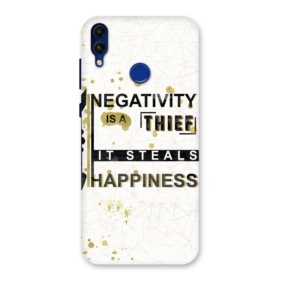 Negativity Thief Back Case for Honor 8C