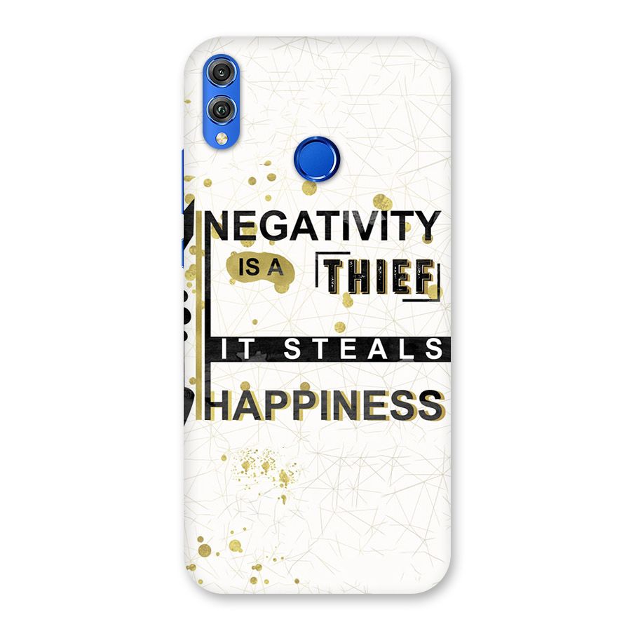Negativity Thief Back Case for Honor 8X