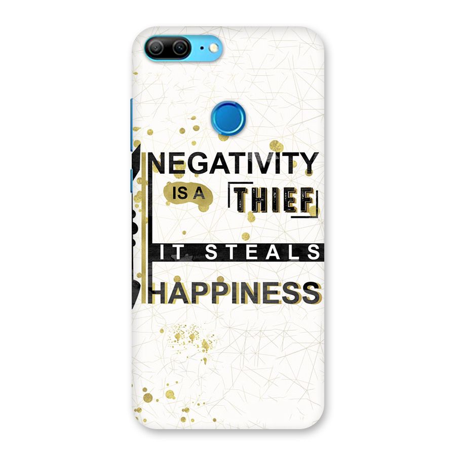 Negativity Thief Back Case for Honor 9 Lite