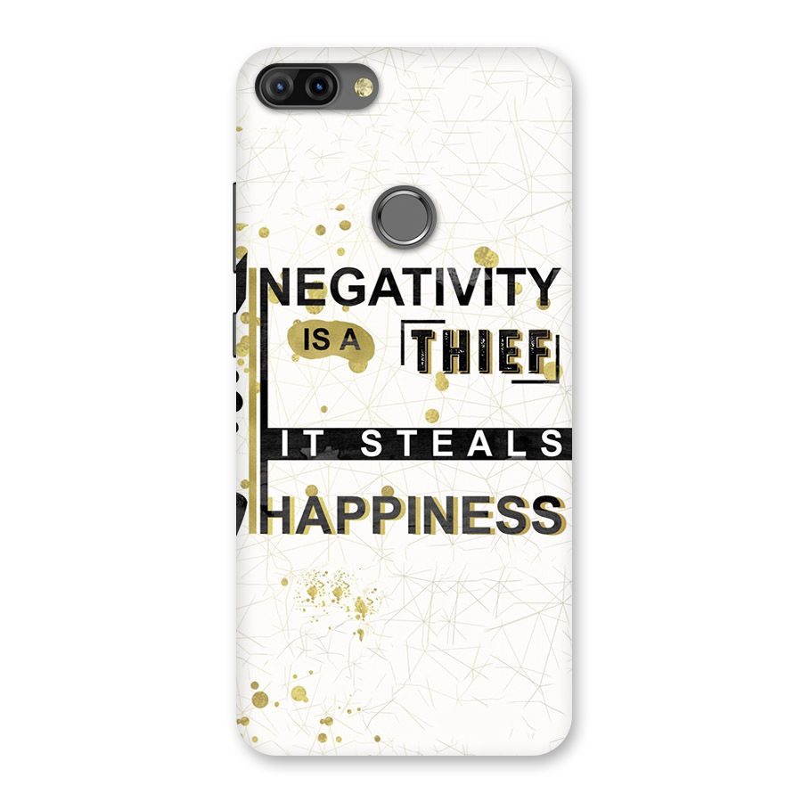 Negativity Thief Back Case for Infinix Hot 6 Pro