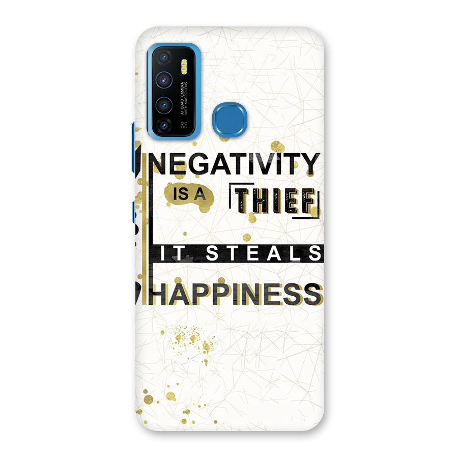 Negativity Thief Back Case for Infinix Hot 9