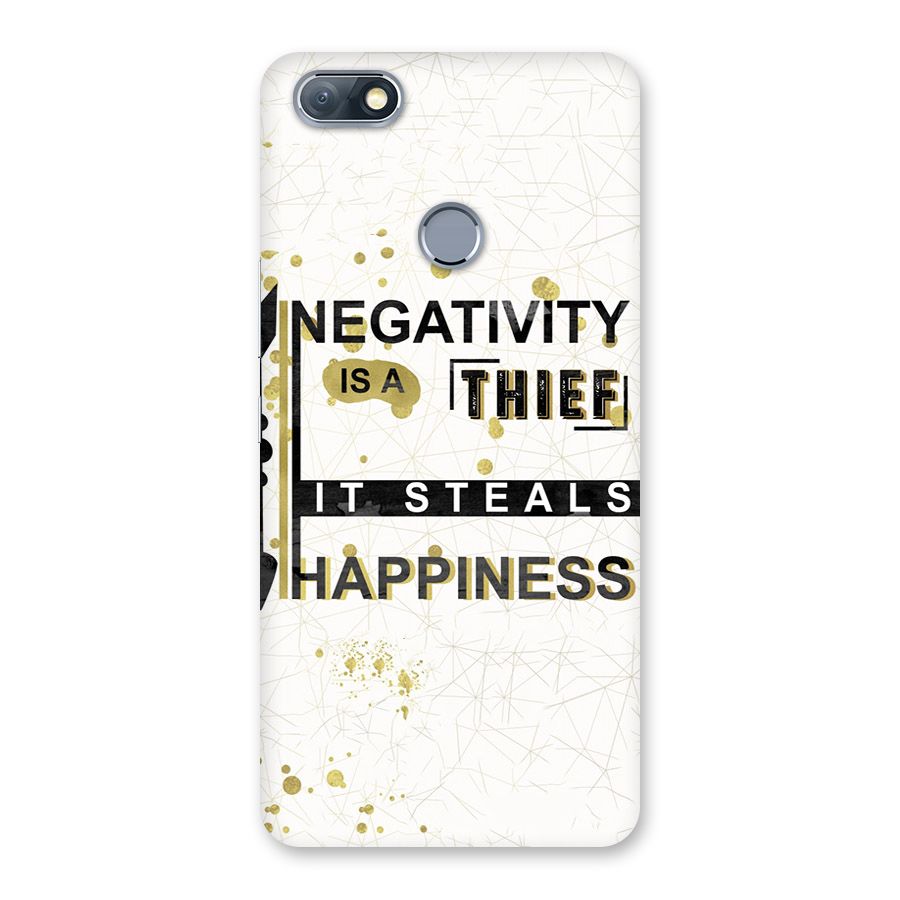 Negativity Thief Back Case for Infinix Note 5