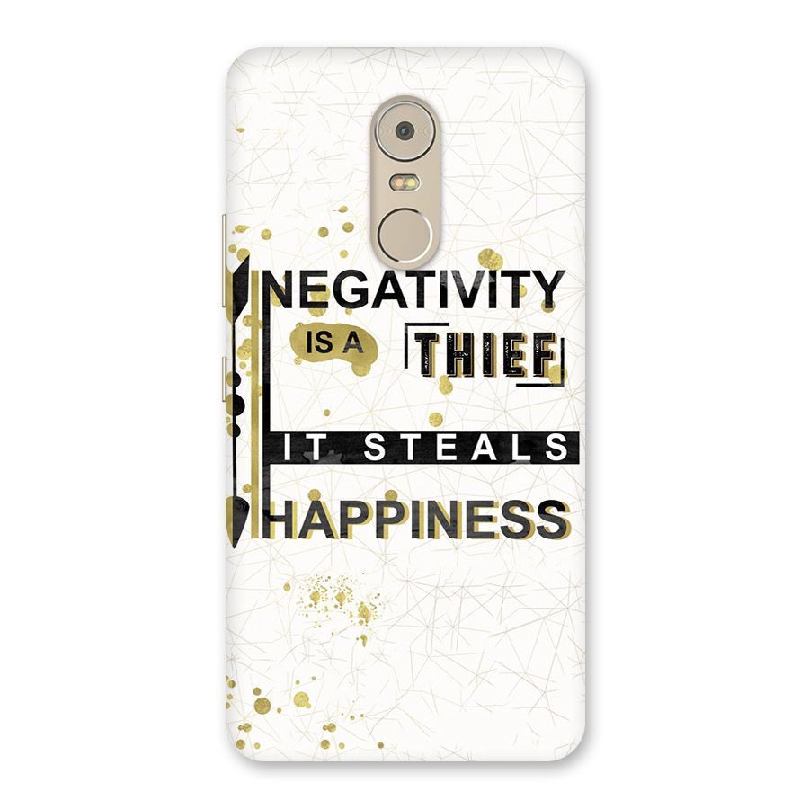 Negativity Thief Back Case for Lenovo K6 Note