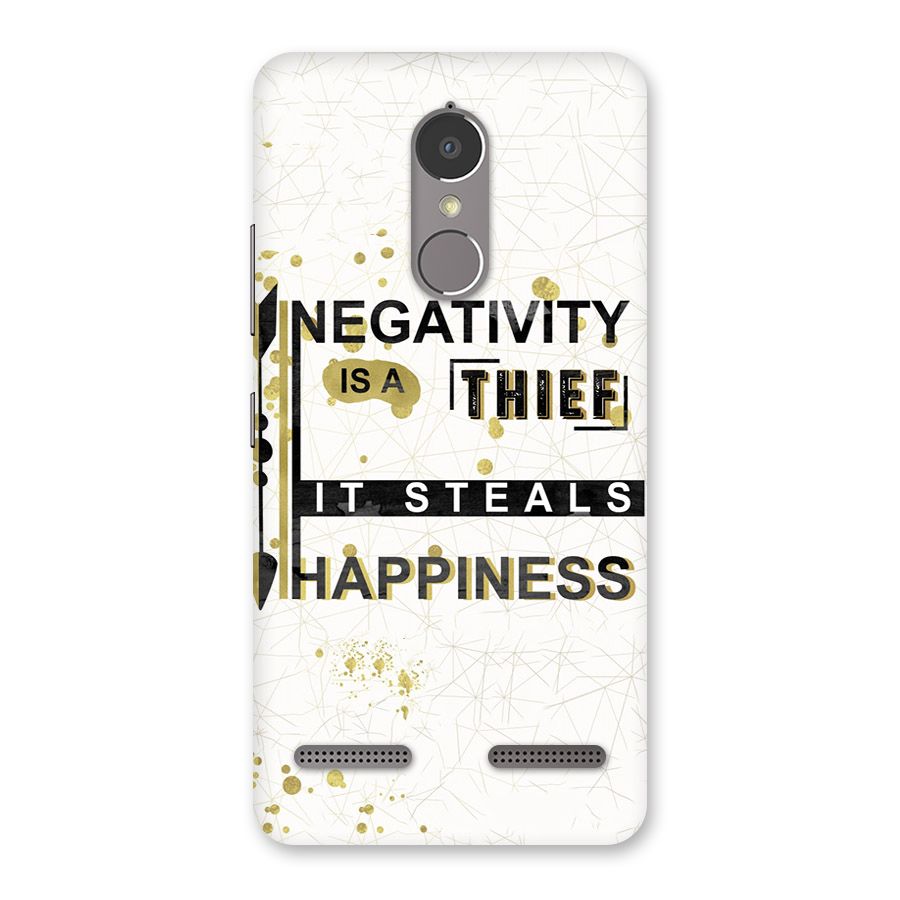 Negativity Thief Back Case for Lenovo K6 Power