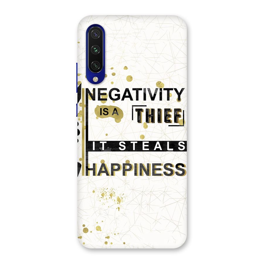 Negativity Thief Back Case for Mi A3