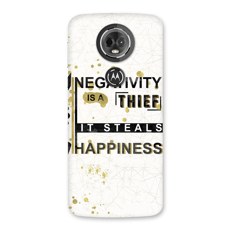 Negativity Thief Back Case for Moto E5 Plus