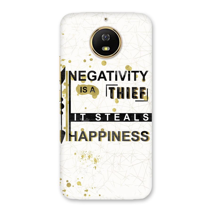 Negativity Thief Back Case for Moto G5s