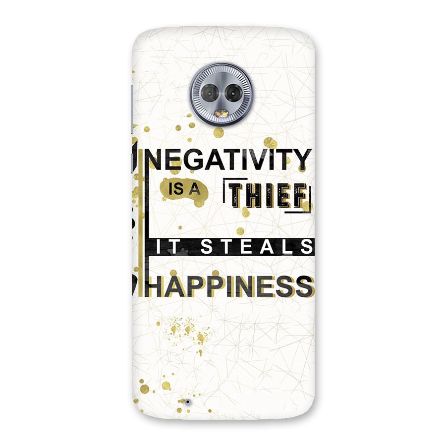 Negativity Thief Back Case for Moto G6