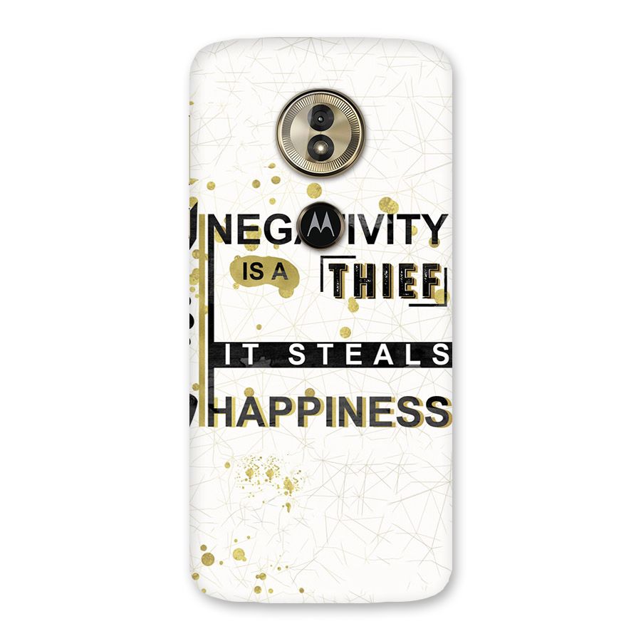Negativity Thief Back Case for Moto G6 Play