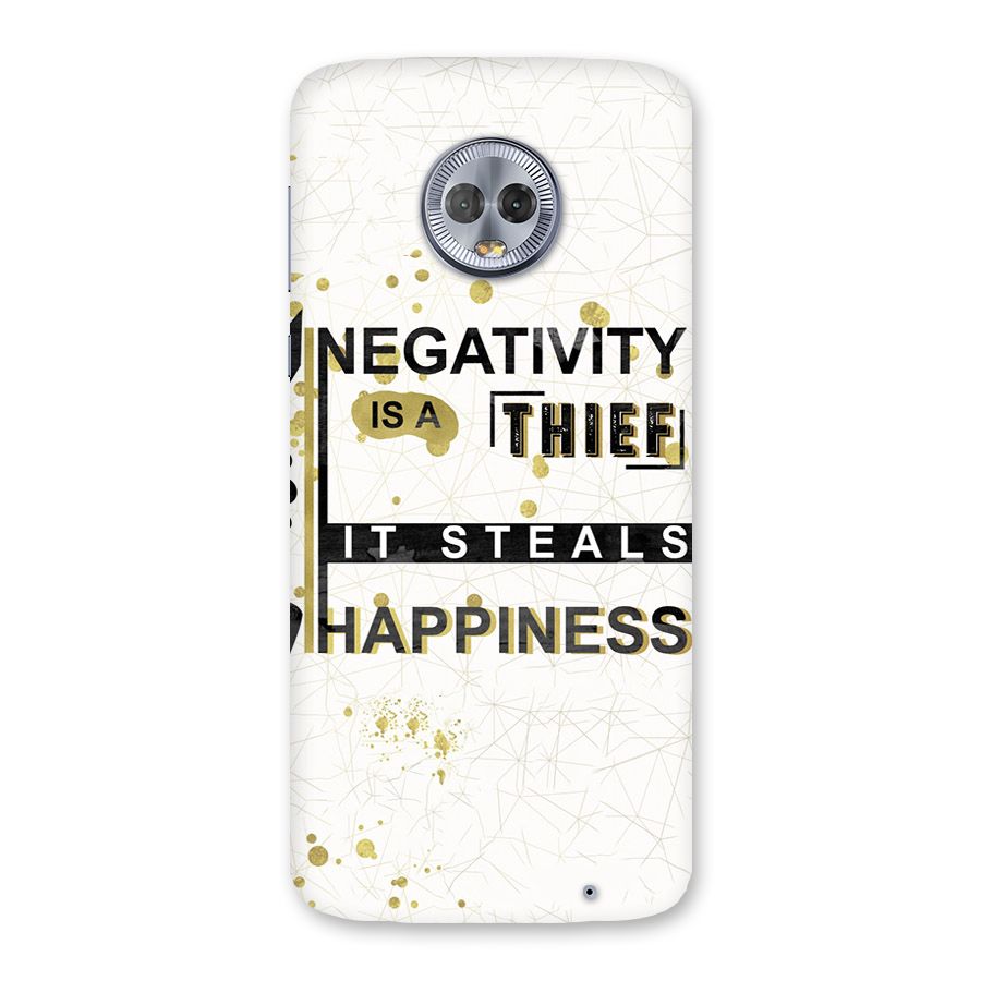 Negativity Thief Back Case for Moto G6 Plus
