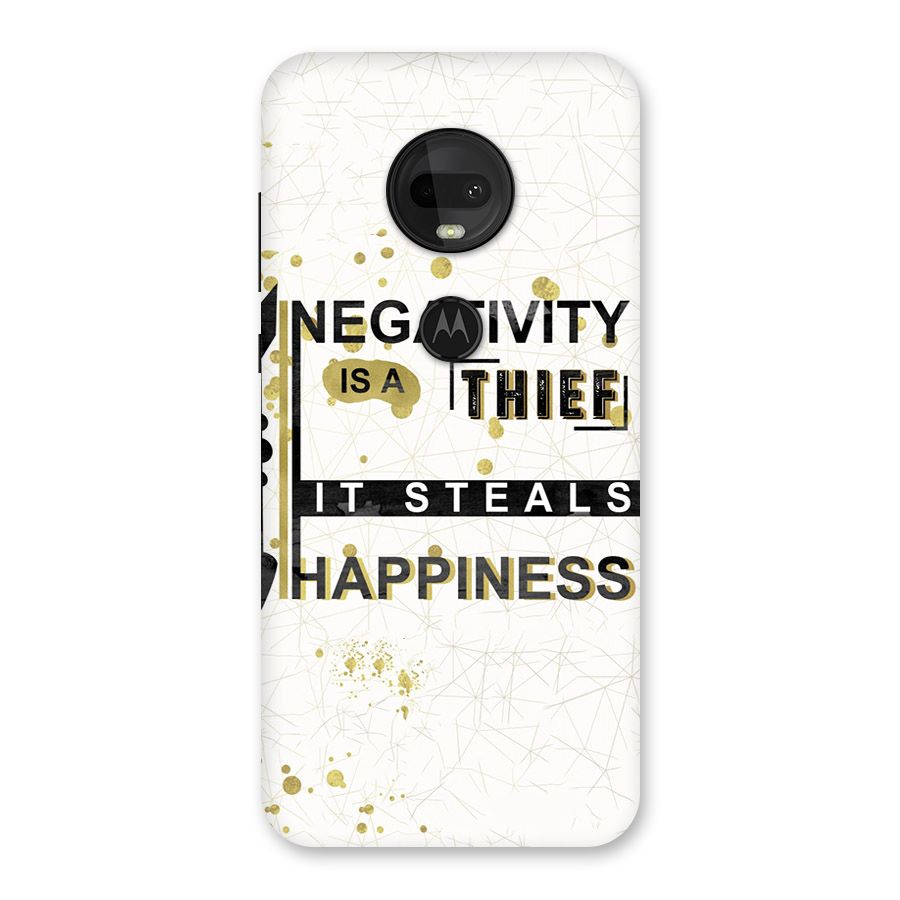 Negativity Thief Back Case for Moto G7