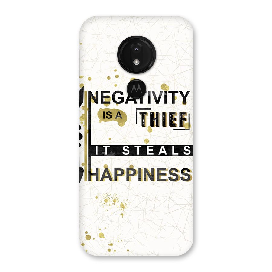Negativity Thief Back Case for Moto G7 Power