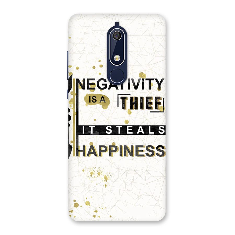Negativity Thief Back Case for Nokia 5.1
