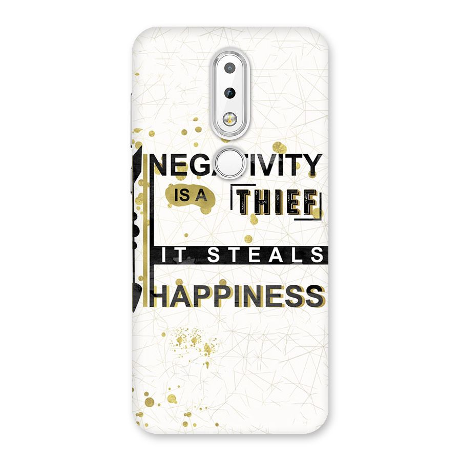 Negativity Thief Back Case for Nokia 6.1 Plus