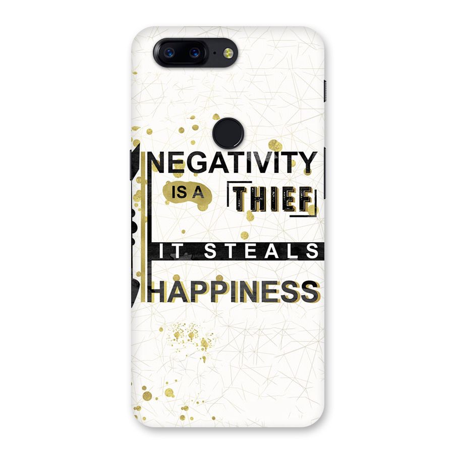 Negativity Thief Back Case for OnePlus 5T
