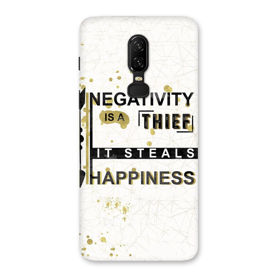 Negativity Thief Back Case for OnePlus 6