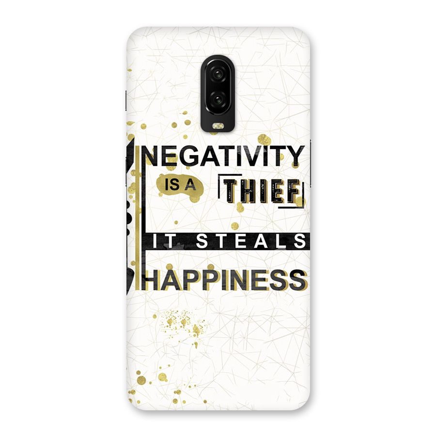Negativity Thief Back Case for OnePlus 6T