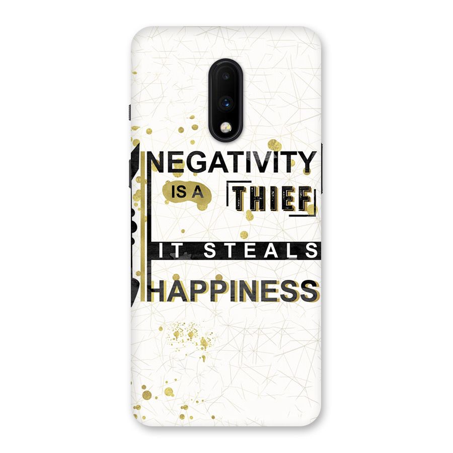 Negativity Thief Back Case for OnePlus 7