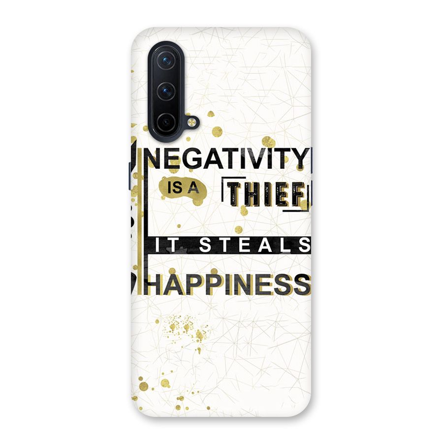 Negativity Thief Back Case for OnePlus Nord CE 5G