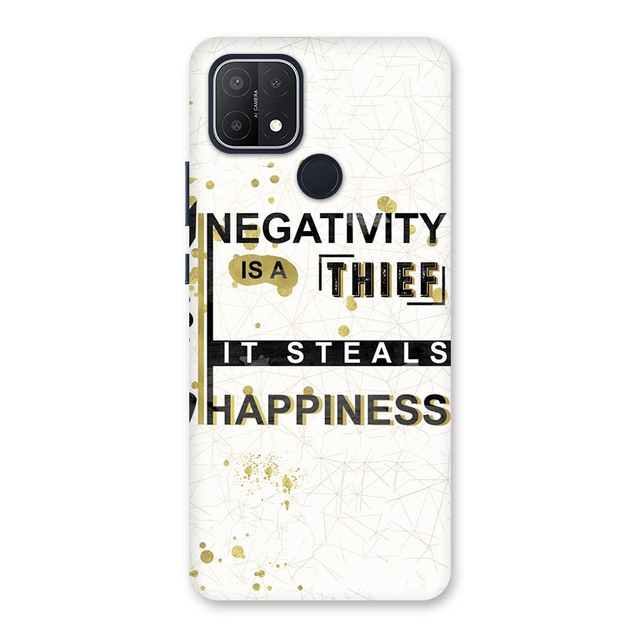 Negativity Thief Back Case for Oppo A15s