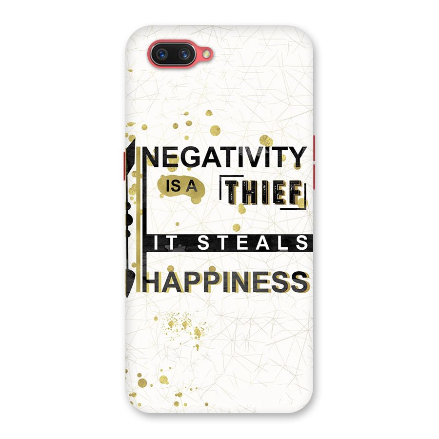 Negativity Thief Back Case for Oppo A3s
