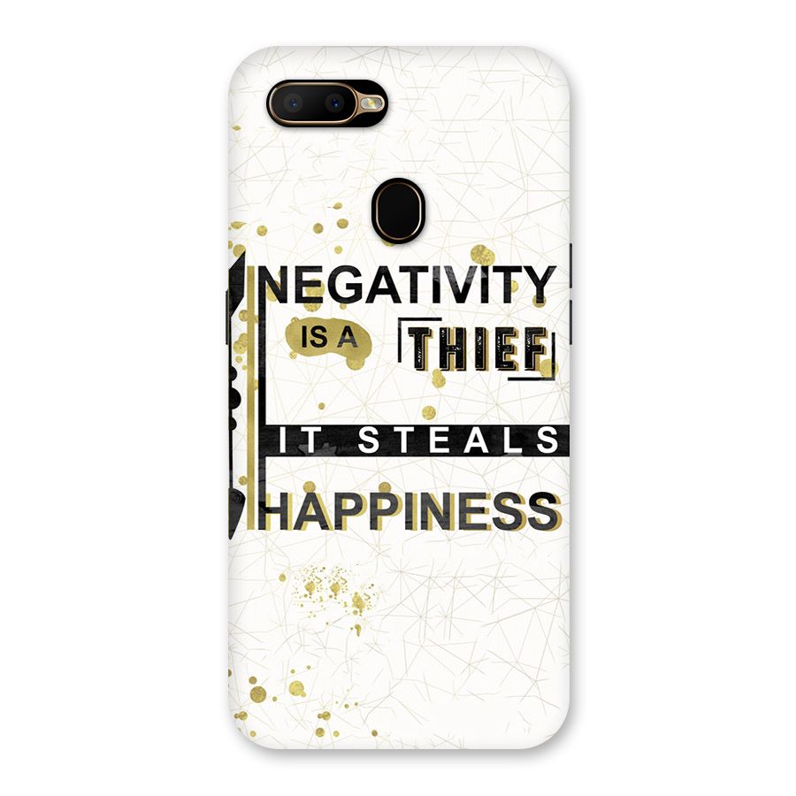 Negativity Thief Back Case for Oppo A5s