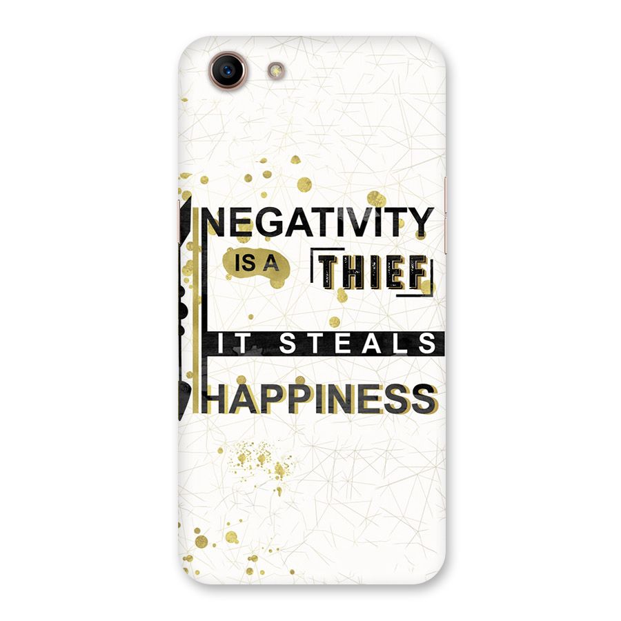 Negativity Thief Back Case for Oppo A83 (2018)