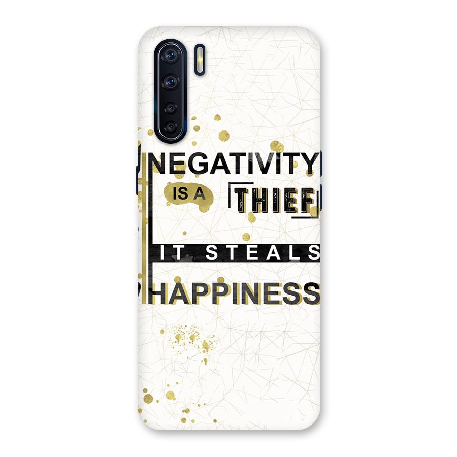 Negativity Thief Back Case for Oppo F15