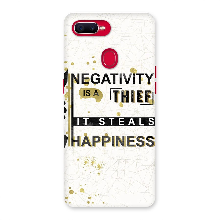 Negativity Thief Back Case for Oppo F9 Pro