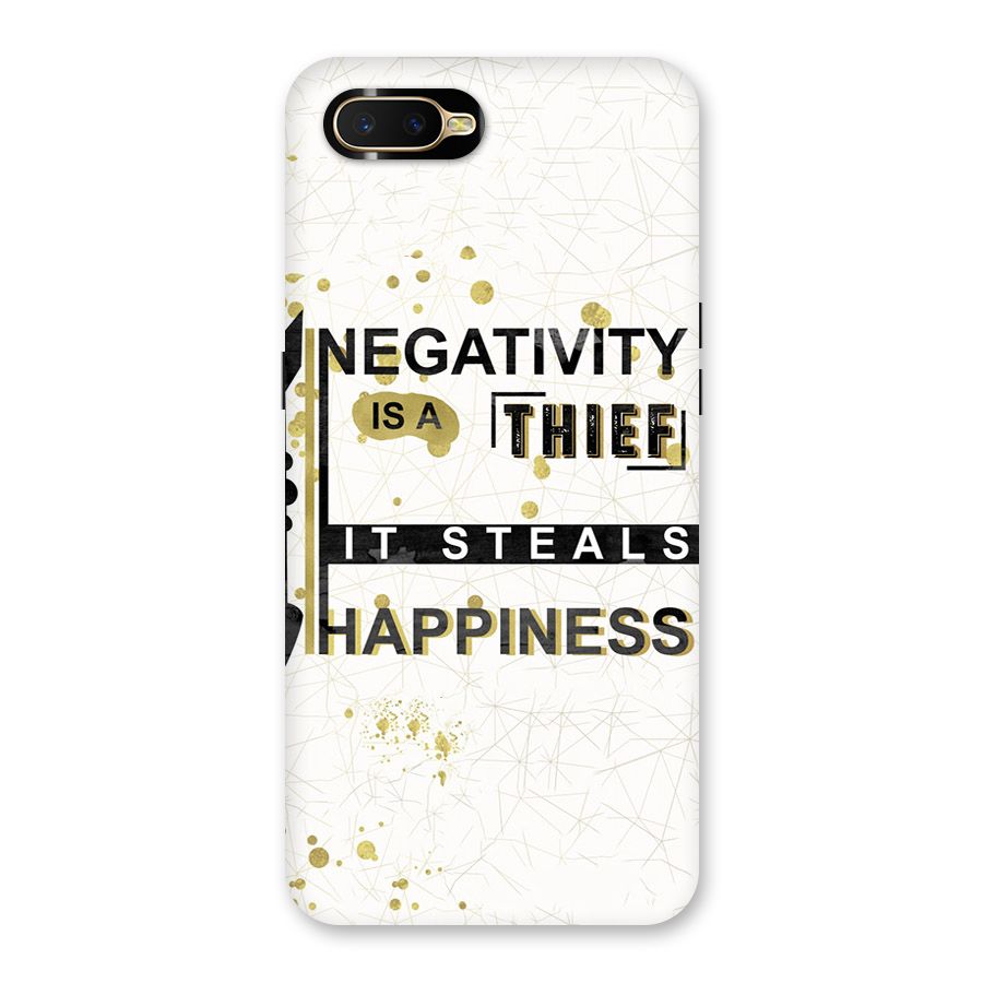Negativity Thief Back Case for Oppo K1