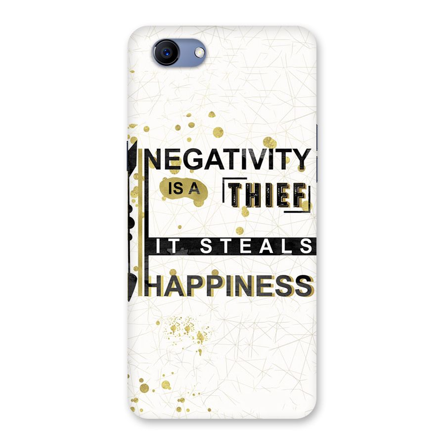 Negativity Thief Back Case for Oppo Realme 1